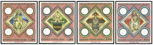 Vatican 1973 - 1000 de ani Latin Episcopal Residence in Praga, serie neuzata