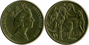 Australia 1994 - 1 dollar, circulata