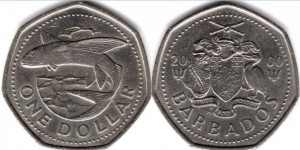 Barbados 2000 - 1 dollar, circulata