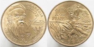 Franta 1984 - 10 francs, circulata