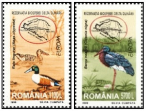 Romania 1999 - Europa, pasari - serie neuzata