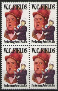 Statele Unite 1980 - W.C. Fields, neuzata de 4