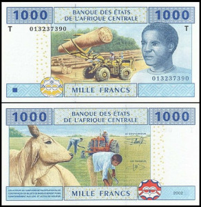 Togo 2002 - 1000 franci, necirculata