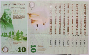 Antarctica 2010 - 10 dollars, necirculata (10 bucati)