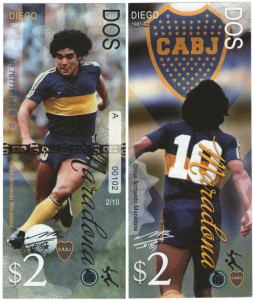 Argentina 2020 - 2 diego, necirculata - comemorativ