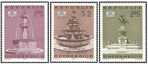 Austria 1972 - Fântână, serie neuzata