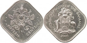 Bahamas 2005 - 15 cents, necirculata
