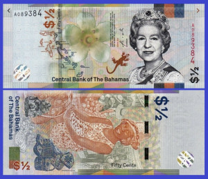 Bahamas 2019 - 50 cents, necirculata
