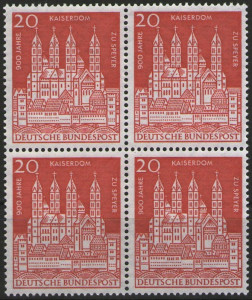 Germania 1961 - Catedrala Speyer, de 4 neuzata