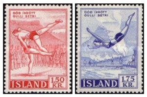Islanda 1957 - sport, serie neuzata