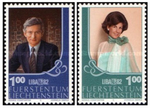 Liechtenstein 1982 - familia regala, serie neuzata