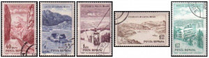 Romania 1964 - Puncte turistice la munte, serie stampilata