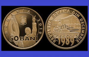 Romania 2019 - 50 bani, 30th Revolutie, necirculata