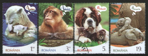 Romania 2019 - Emoția animalelor, serie stampilata