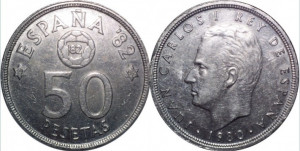 Spania 1980 - 50 pesetas, circulata