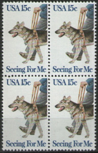 Statele Unite 1979 - Seeing Eye Dogs, neuzata de 4
