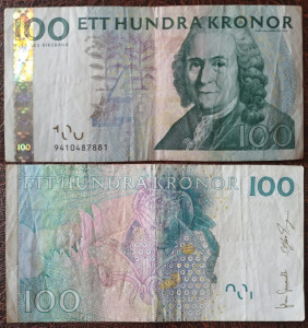 Suedia 2006 - 100 kronor, circulata