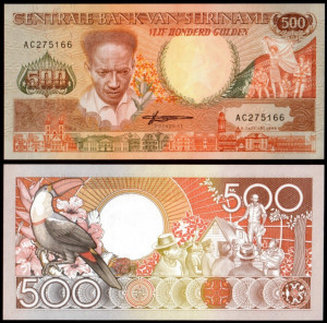 Surinam 1988 - 500 gulden, necirculata