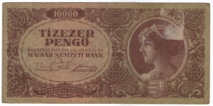 Ungaria 1945 - 10.000 pengo, circulata