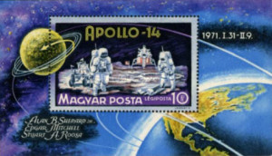 Ungaria 1971 - Apollo-14, colita neuzata