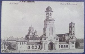 1935 - Alba Iulia, biserica de incoronare (jud. Alba) - vedere circulata