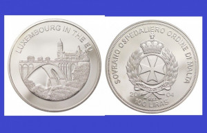 Malta 2004 - 100 lire, proof - Luxemburg in UE
