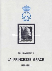 Monaco 1983 - Princess Grace comemorare, colita neuzata