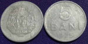 Romania 1975 - 5 bani, circulata