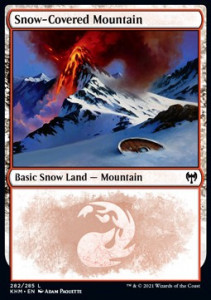 Snow-Covered Mountain (V.1) FOIL
