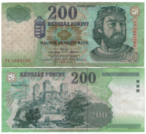 Ungaria 2002 - 200 forint, circulata
