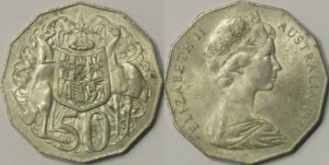 Australia 1973 - 50 cents, circulata
