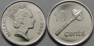 Fiji 2009 - 10 cents, necirculata
