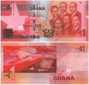 Ghana 2017 - 1 cedi, necirculata