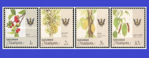 Malaezia-Sarawak 1993 - agricultura, serie scurta neuzata