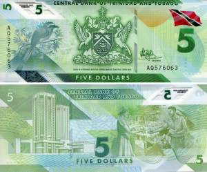 Trinidad and Tobago 2020 - 5 dollars, necirculata
