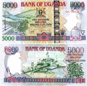 Uganda 2008 - 5000 shillings, necirculata
