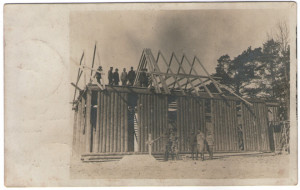 1916 - reconstructie pe front, vedere circulata