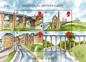 Anglia 1989 - Arheologie industrială, bloc neuzat