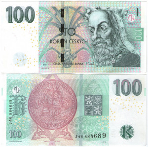 Cehia 2018 - 100 korun, XF