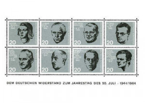 Germania 1964 - 20 de ani de la tentativa de asasinare a lui Hitler, bloc neuzat