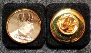 Insigna pin - regele Ferdinand