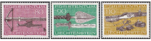 Liechtenstein 1980 - arme de vanatoare, serie neuzata