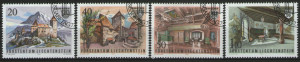 Liechtenstein 1981 - castelul Gutenberg, serie stampilata