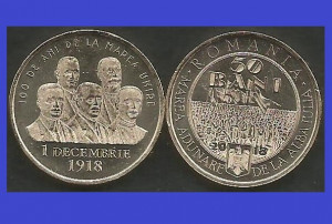 Romania 2018 - 50 bani, 100th Marea Unire, UNC