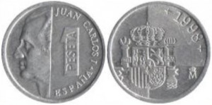 Spania 1998 - 1 peseta, circulata