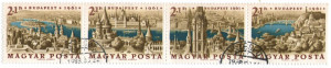 Ungaria 1961 - Budapesta, serie stampilata