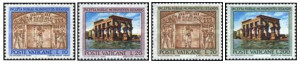 Vatican 1964 - Nubian Monuments UNESCO, serie neuzata