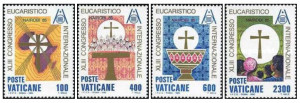Vatican 1985 - Congres International Ecuaristic, serie neuzata