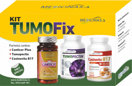 KIT TUMOFIX - pentru stoparea dezvoltării tumorilor + GRATUIT la prima comandă cartea ”Ce mănânci ca să combați cancerul”