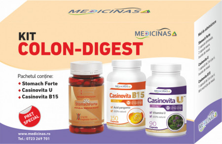 Kit Colon-digest - Pentru sanatatea stomacului si colonului
